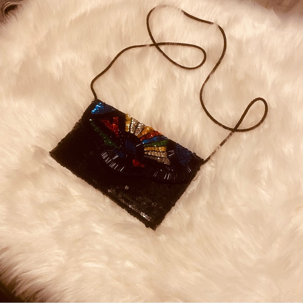 sequins crossbody